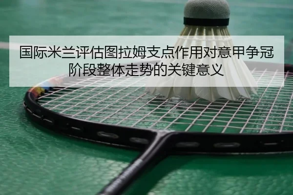 国际米兰评估图拉姆支点作用对意甲争冠阶段整体走势的关键意义
